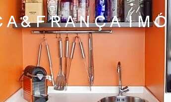 Imagem 4: BROOKLIN - APARTAMENTO VENDA - COZINHA AMERICANA - DECORAÇÃO MODERNA - SUÍTE MASTER COM CL