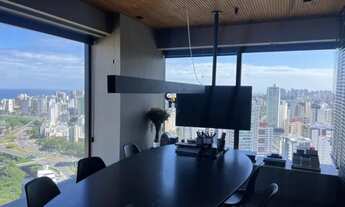 Imagem 4: Sala porteira fechada 78m A Melhor ITC Costa Azul Andar altíssimo com vista mar