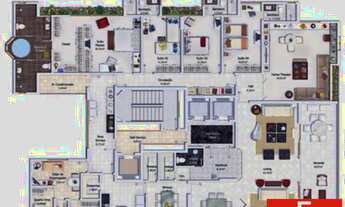 Imagem 3: 5 dormitórios, 4 suíte, 5 vagas na garagem, 386M² de Área Construída