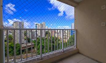 Imagem 4: Apartamento Locação 3 quartos com varanda, suíte andar alto, 67m² total infraestrutura