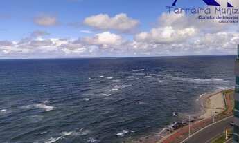 Imagem 2: Quarta e sala na Pituba com Varanda Vista Mar