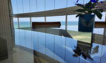 Imagem 4: Quarta e sala na Pituba com Varanda Vista Mar