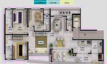 Imagem 3: Lançamento, 20 metros do mar, 4 suítes, 3 vagas