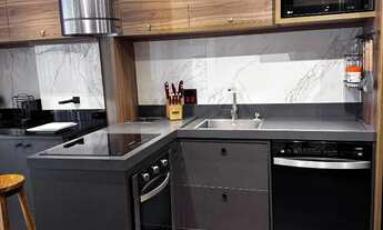 Imagem 4: Apartamento com 1 dormitório para alugar, 43 m² por R$ 5.910/mês - Campo Belo - São Paulo