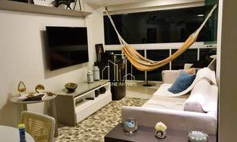 Imagem 6: Excelente apartamento vista mar decorado com três quartos e varanda a venda em Alphaville