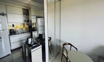 Imagem 5: Apartamento alto padrão quarto e sala com varanda gourmet vista mar a venda na Colina A em