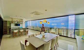 Imagem 2: Apartamento alto luxo Mansão Bahiano de Tênis com quatro suítes vista mar a venda na Graça