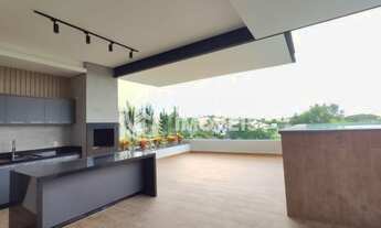 Imagem 4: Sobrado Moderno com 03 Suítes, Espaço Gourmet, Elevador e Piscina borda infinita no Condom