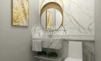 Imagem 4: Casa Térrea com pé direito duplo, 3 Suítes, área gourmet e piscina no Residencial Evidênci