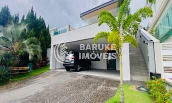 Imagem 3: Sobrado Moderno com 03 Suítes, Espaço Gourmet, Elevador e Piscina borda infinita no Condom