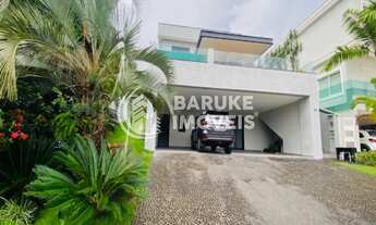 Imagem 2: Sobrado Moderno com 03 Suítes, Espaço Gourmet, Elevador e Piscina borda infinita no Condom