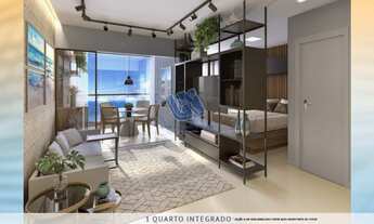 Imagem 3: Ocean House 2 Quarto sendo 1 suíte com varanda e vista mar 58,43m2 em Jaguaribe