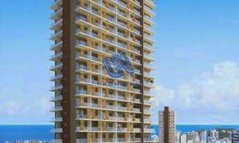 Imagem 2: Apartamento Repasse quarto e sala com varanda com vista lateral para o farol 35m2 na Barra