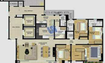 Imagem 3: Horto Essence 4 Suítes com varanda Gourmet 133m2 no Horto Florestal