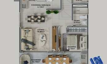 Imagem 6: Casa em condominio 2 Suítes 103,44m2 em Imbassai