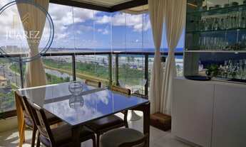 Imagem 2: APTO 2 SUÍTES COM VISTA MAR EM JAGUARIBE, 100% MOBILIADO PORTEIRA FECHADA, VARANDA GOURMET