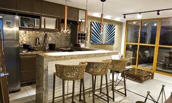 Imagem 3: VILLAGE 3/4 COM 1 SUÍTE EM IMBASSAÍ À VENDA FINAMENTE DECORADO PORTEIRA FECHADA OPORTUNIDA