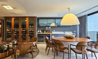 Imagem 6: APARTAMENTO NO MANSÃO BAHIANO DE TÊNIS COM 4 SUÍTES PORTEIRA FECHADA COM PROJETO FLAVIO MO