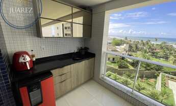 Imagem 6: Apartamento Hemisphere 360 com 3 suítes com sala ampliada e vista mar finamente decorado e