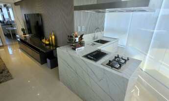 Imagem 7: APARTAMENTO 3/4 COM 2 SUÍTES MASTER, FINAMENTE DECORADO E NASCENTE, ANDAR ALTO!