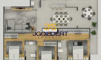 Imagem 7: Apartamento na planta a Beira Mar de Navegantes - JGoedert Imóveis