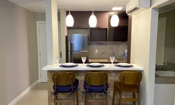 Imagem 4: 1 Suíte - 58 m² - varanda - Mobiliado - Área de Serviço - 1 Vaga de Garagem