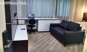 Imagem 3: Imperdível ! Flat em Moema mobiliado e com serviços com preço promocional !