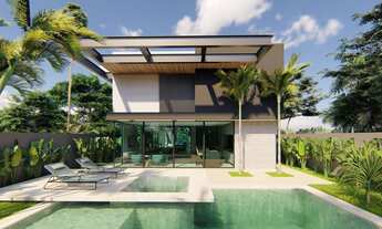 Imagem 4: Casa de Luxo em Condomínio: 4 Quartos, 4 Suítes, 3 Salas, 7 Banheiros, 6 Vagas na Cidade d