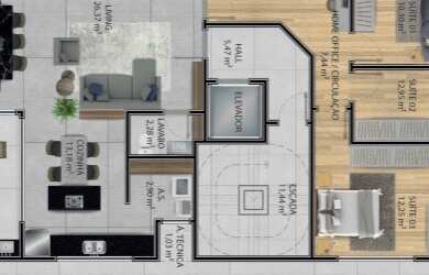 Imagem 2: Apartamento frente mar