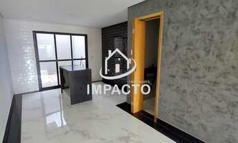 Imagem 3: Sobrado novo com 3 dormitórios sendo 1 suíte, quintal com área gourmet e 2 vagas à venda