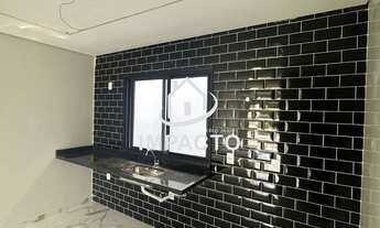 Imagem 4: Sobrado novo com 2 dormitórios, churrasqueira e 3 vagas de garagem