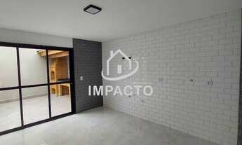 Imagem 6: Sobrado novo com 3 suítes, quintal com área gourmet e 2 vagas