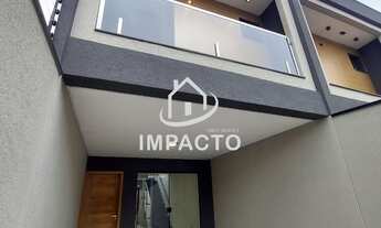 Imagem 1: Sobrado novo com 3 suítes, quintal com área gourmet e 2 vagas