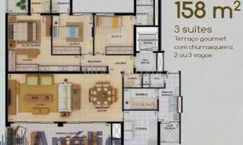 Imagem 3: Apartamento Edifício Verde Mar lazer completo 3 suítes - R$ 950.000,00