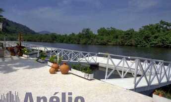 Imagem 3: Marina Guarujá casa com 5 suítes e pier para barcos até 50 pés e garagem nautica