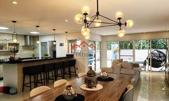 Imagem 2: Casa no condomínio Bosque dos Jatobás - com piscina e fundo para a mata