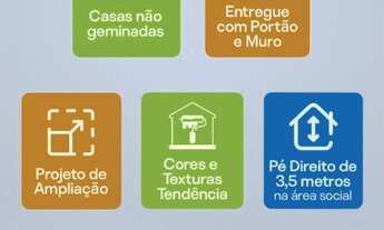 Imagem 5: Casas Prontas com Muro e portão em Mirassol