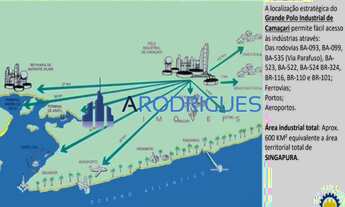 Imagem 4: Terreno Comercial de 140.000m² à venda em Camaçari-BA, localizado no bairro Camaçari. Conf