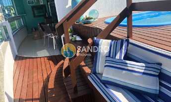 Imagem 4: Maravilhosa cobertura finamente mobiliada, com vista panorâmica para o mar, localizado ape