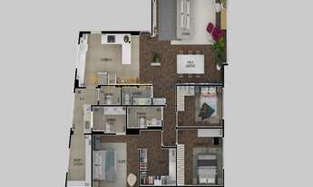 Imagem 7: Jardim Paulista 185,63m² 3 dormitorios/suite com closet 1 vaga - TOTALMENTE REFORMADO