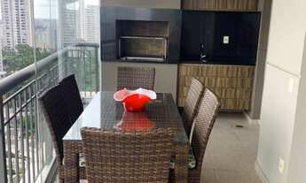 Imagem 2: Apartamento mobiliado de Luxo na Vila Andrade/Morumbi: Varanda gourmet, 3 Quartos, 3 Suíte