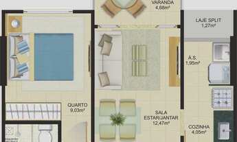 Imagem 7: Apartamento de 1 quarto à venda em Itapuã, lazer completo - Vila Velha - ES