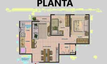 Imagem 2: Apartamento Sala, Varanda, 2 Quartos e Condomínio Com Infra no Centro da Taquara