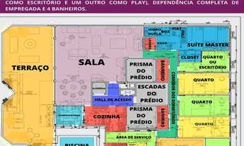 Imagem 2: Cobertura Linear no Jardim Oceânico - Barra da Tijuca de 402 M2 com 5 Quartos