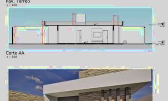 Imagem: Casa Terrea em Construção no Residencial