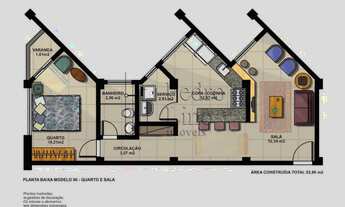 Imagem 5: 65 APARTAMENTOS DE 2 QTS E SALA C/ VISTA P/ O MAR, OBRA C/55% EM ANDAMENTO, OPORTUNIDADE