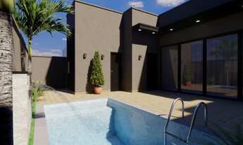 Imagem 7: Linda casa nova alto padrão para venda no charmoso Cond. Quinta da Mata 2 com 3 suítes mai