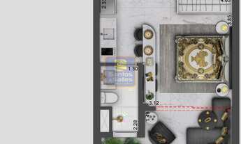 Imagem 2: STÚDIO DE ALTO PADRÃO EM MOEMA COM 28 m²