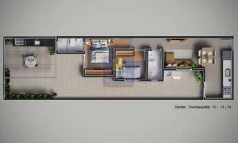 Imagem 6: APARTAMENTO NOVO COM 46,90 M², 2 DORMS ( 1 SUÍTE), 1 VAGA, BAIRRO CAMPESTRE- SANTO ANDRE