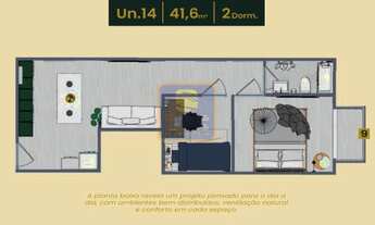 Imagem 3: APARTAMENTOS BELÍSSIMOS PRONTOS PARA MORAR COM 42 M² NA VILA TOLSTOI